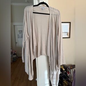 Tommy Bahama Women's Cream Open-Front Sweater